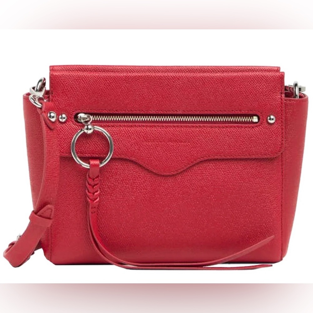 Rebecca Minkoff NWT Gabby Leather Red Crossbody Bag